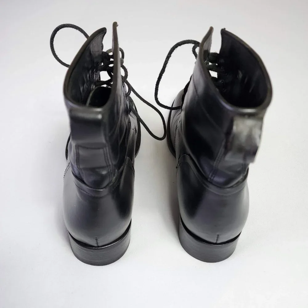 Buttero B1101 Black Leather Ankle Boots Made in Italy 41.5 - Picture 8 of 15